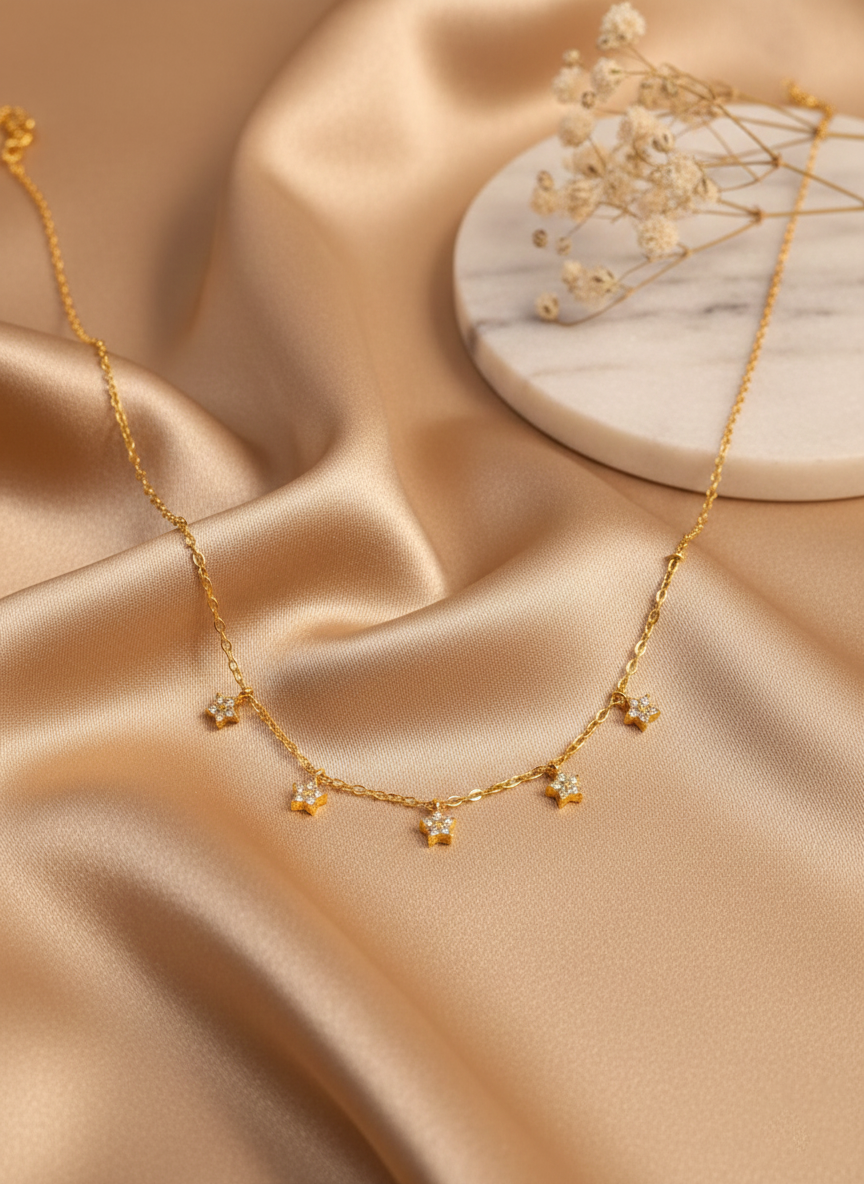 Luna Star Layers Necklace