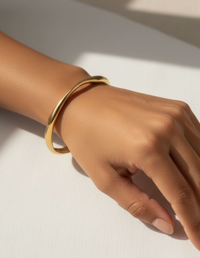 Golden Wave Cuff