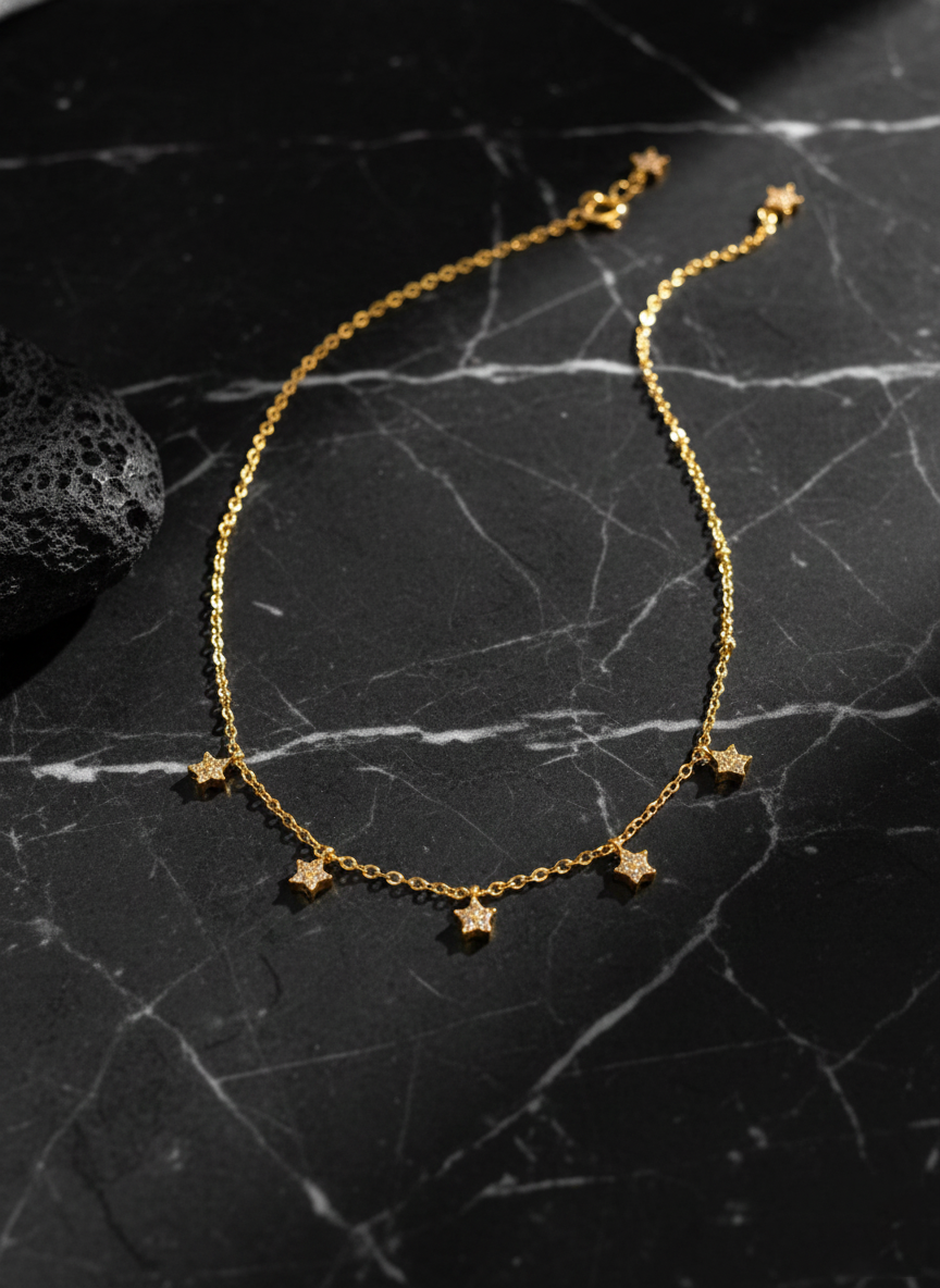 Luna Star Layers Necklace