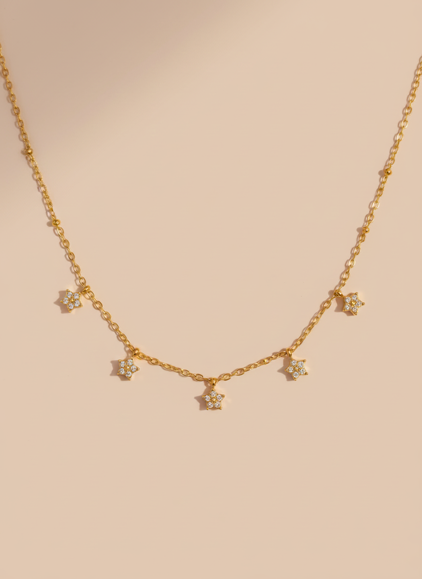 Luna Star Layers Necklace