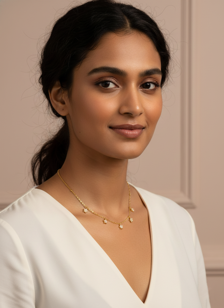 Luna Star Layers Necklace